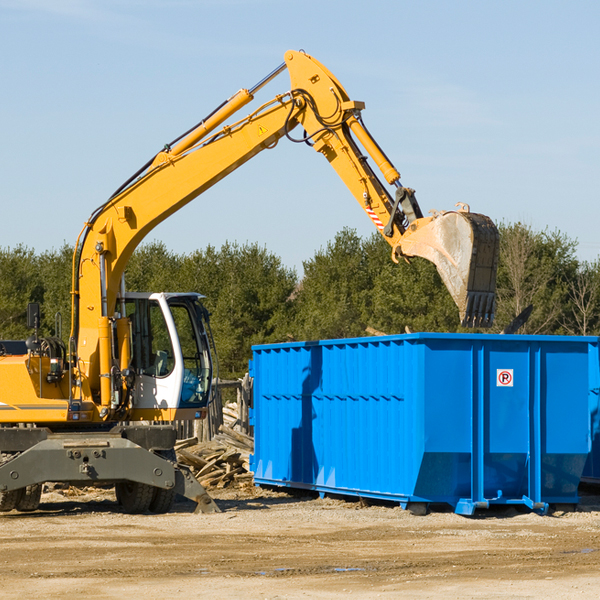 what happens if the residential dumpster is damaged or stolen during rental in Bedford